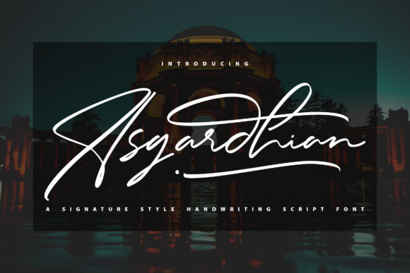 Asgardhian: A Stylish Handwritten Font for Crafters