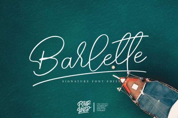 Barlette: A Dazzling Script Font for Handmade Labels, Invitations, and Creative Packaging
