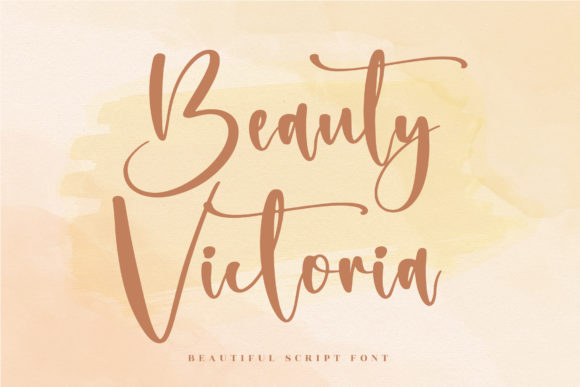 Beauty Victoria: The Elegant Script Font for Marketers