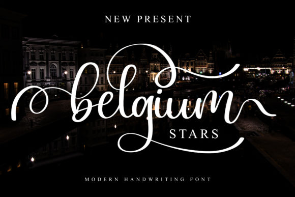 Belgium Stars: A Luxury Script Font for Your Brand