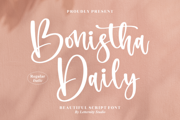 Bonistha Daily: A Charming Script Font for Makers