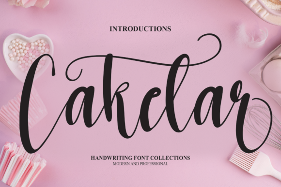 Caketar: A Refined Script Font for Editorial Design