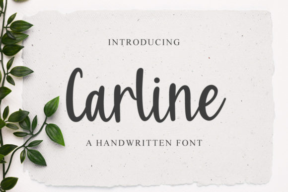 Carline: The Handwritten Font That Elevates Campaign Typography