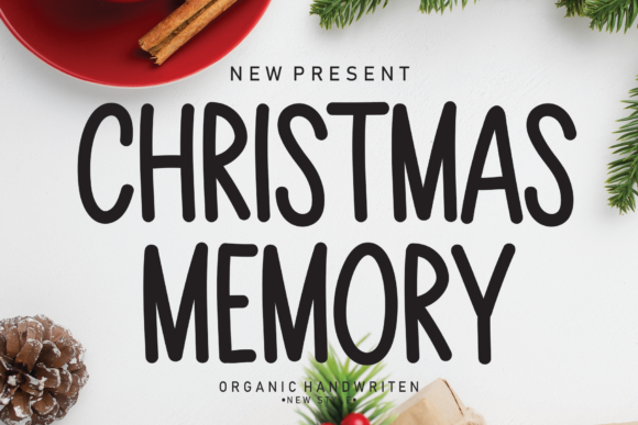 Christmas Memory: A Handwritten Font for Makers