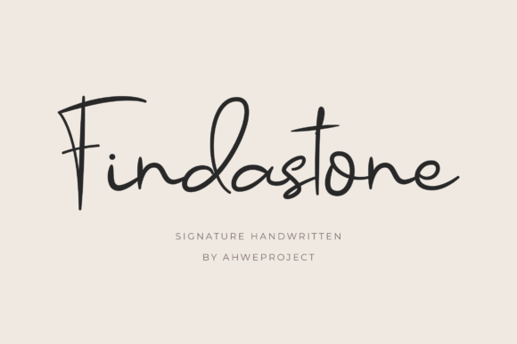 Findastone: A Delicate Script Font for Web Design