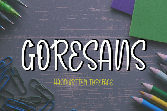 Goresans: A Modern Handwritten Font for Brands