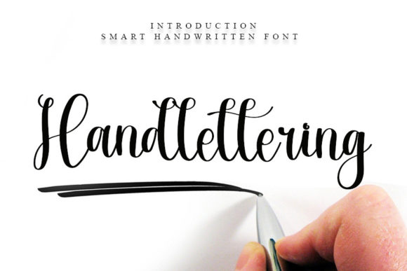 Handlettering: A Delicate Script Font for Crafters and Product Designers