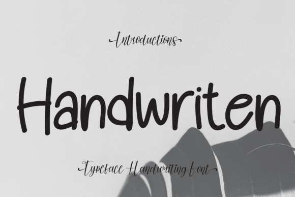 Handwriten: A Warm, Handwritten Font for Modern Web Design
