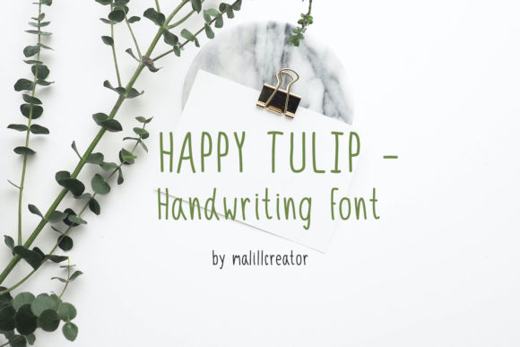 Happy Tulip: A Handwritten Font for Your Brand