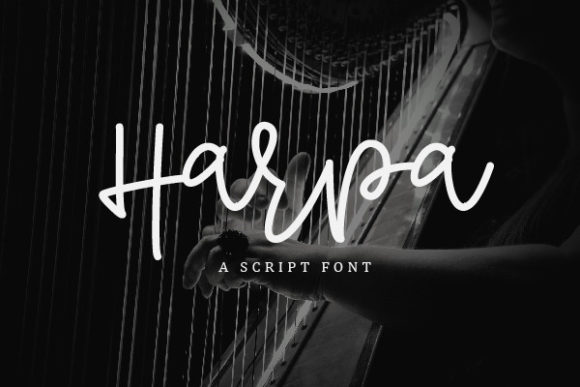 Harpa: A Quirky Handwritten Font for Modern Campaigns