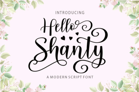 Hello Shanty: A Stylish Handwritten Font for Brand Identity