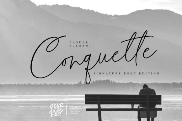 How Conquette Font Can Elevate Your Campaign Visuals