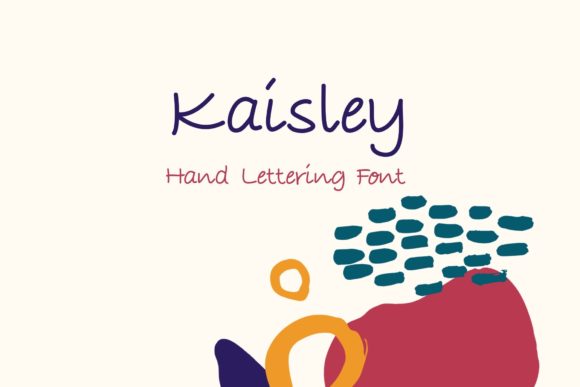 Kaisley: A Handwritten Font That Brings Warmth to Editorial Design