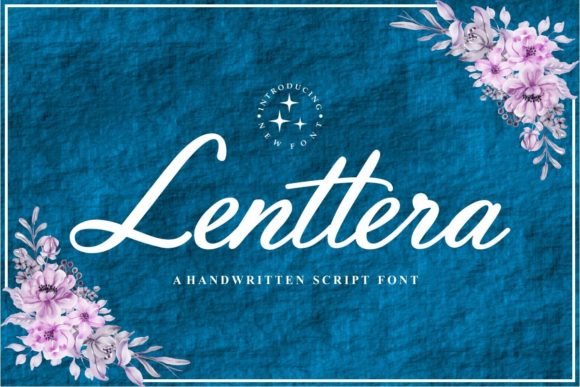 Lenttera: A Playful Script Font for Editorial Design