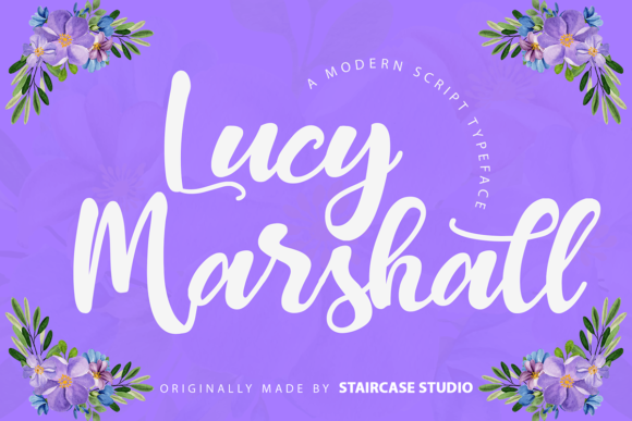 Lucy Marshall: A Bold Script Font for Crafters