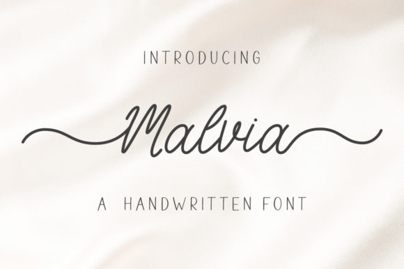 Malvia: A Vintage Script Font for Modern Web Design