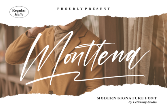 Monttena: The Script Font for Scroll-Stopping Brand Content