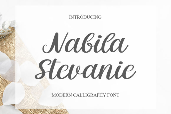 Nabila Stevanie: An Elegant Handwritten Font for Crafters