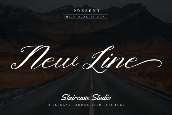 Newline: A Charming Script Font for Editorial Design