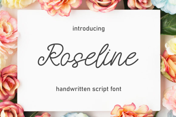 Roseline: A Vintage Script Font for Polished Branding