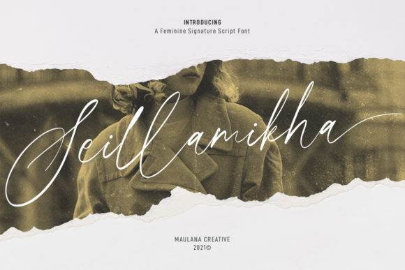 Seillamikha: A Stylish Script Font for Handmade Labels, Invitations, and More
