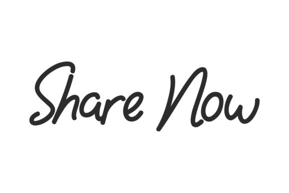 Share Now Font: Elevating Web Design with Elegant Script Typography