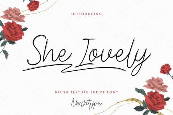 She Lovely: A Luxury Handwritten Font for Crafters