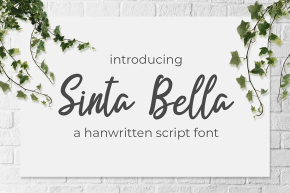 Sinta Bella: A Stylish Script Font for Modern Marketing and Digital Design