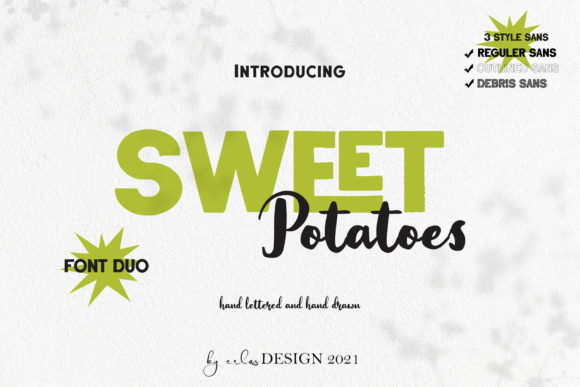 Sweet Potatoes: A Modern Vintage Typeface for Web Design