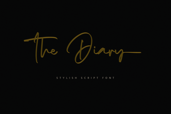 The Diary: A Modern Script Font for Editorial Design