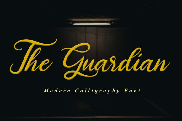 The Guardian: A Playful Script Font for Web Design