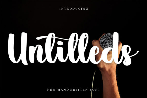 Untitleds: A Trendy Script Font for Modern Web Design