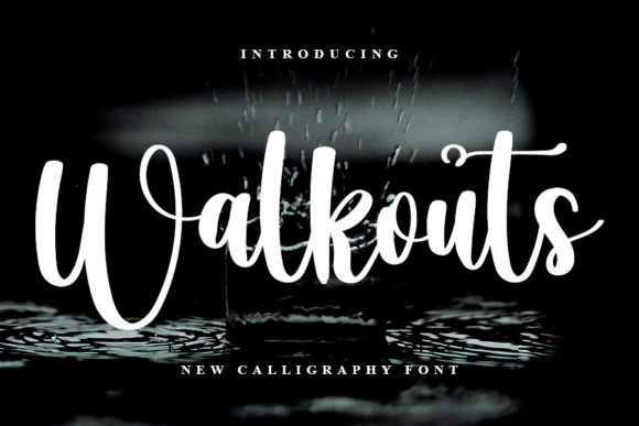 Walkouts: A Handwritten Font for Editorial Elegance