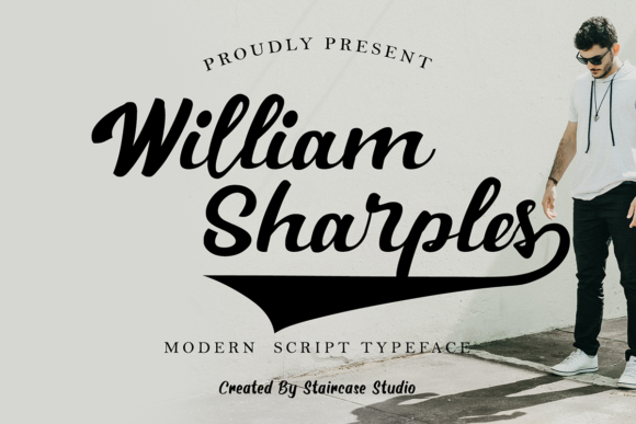 William Sharples: A Modern Script Font for Crafters